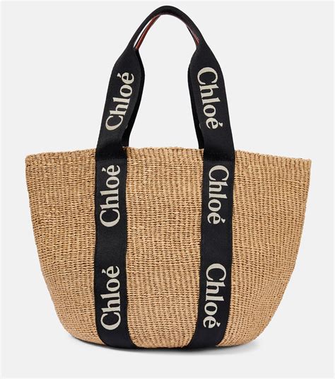 chloe woody bucket bag|large woody tote bag chloe.